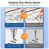 Comparison of new nano-composite resin nibs versus ordinary conductive probes for replacement pen tips.