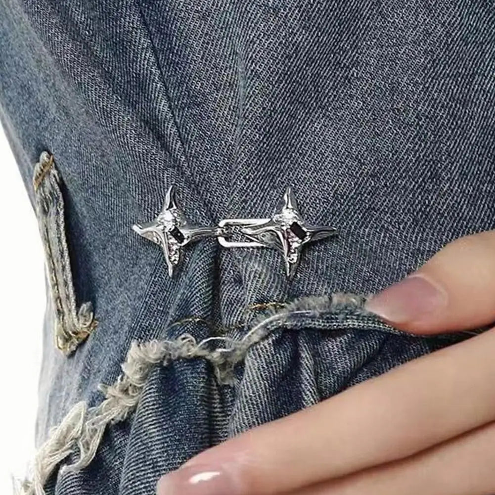 Adjustable Four-Point Star Waist Tightening Buckle
