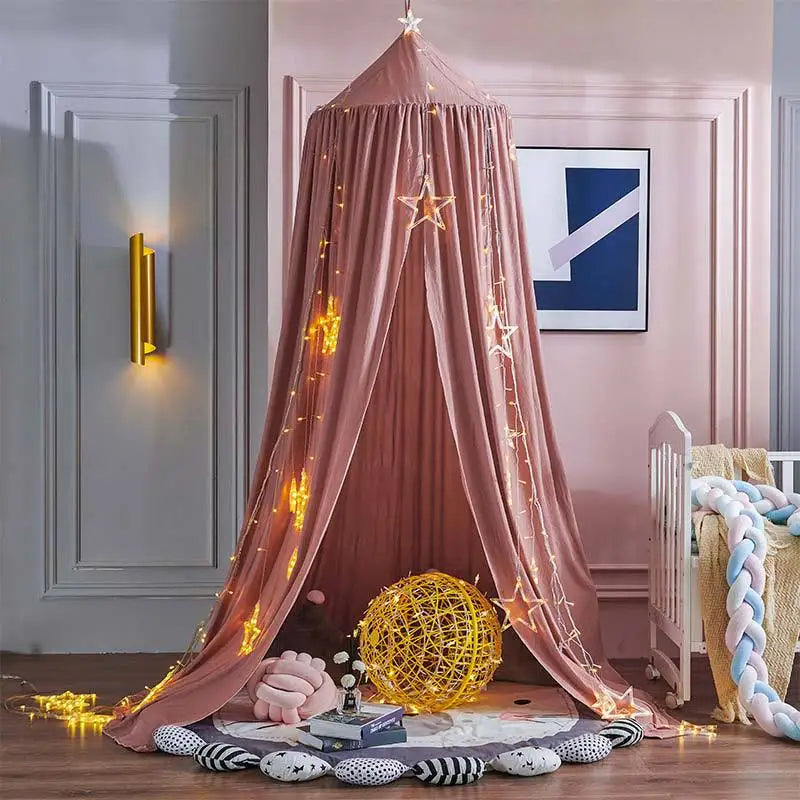 Princess Canopy Bed Net for Kids – Mosquito Protection & Dreamy Room Decor