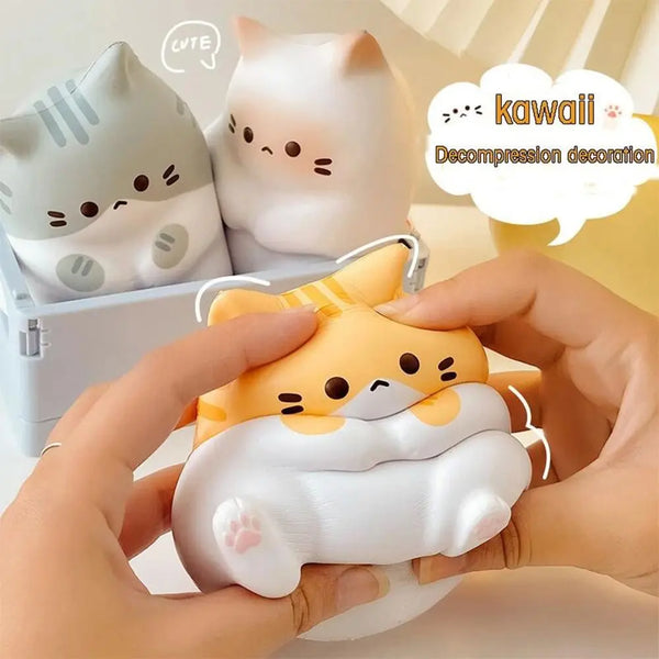 Cartoon-Katze Squishy Stressball