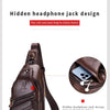 Vintage Genuine Leather Crossbody Bag for Men