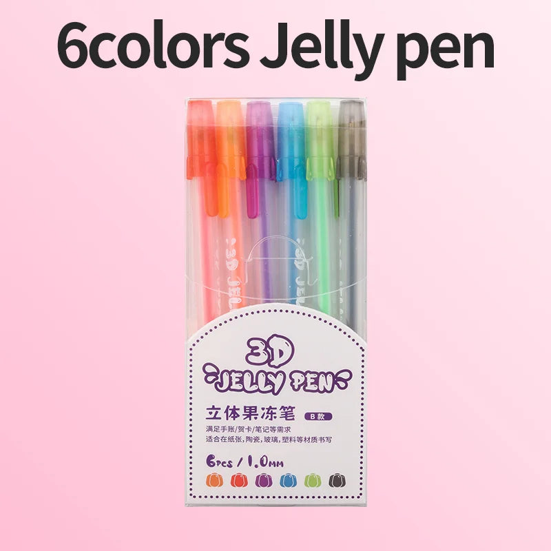 Retractable Glitter Gel Pens