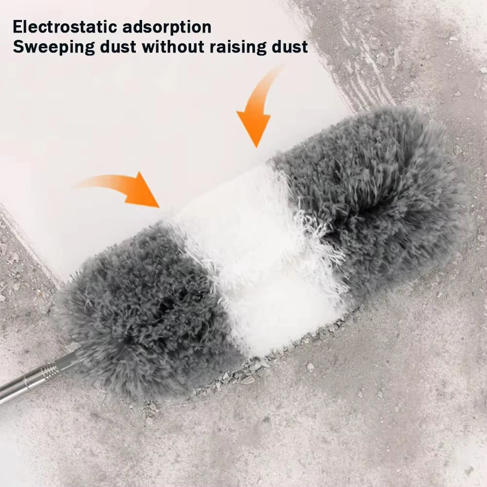 Extendable Microfiber Duster with Bendable Head