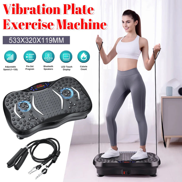 Machine d'exercice à vibrations avec Bluetooth