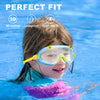 Panorama-Schwimmbrille für Kinder mit Ohrstöpseln