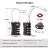 TSA-Approved 3-Digit Combination Lock for Luggage