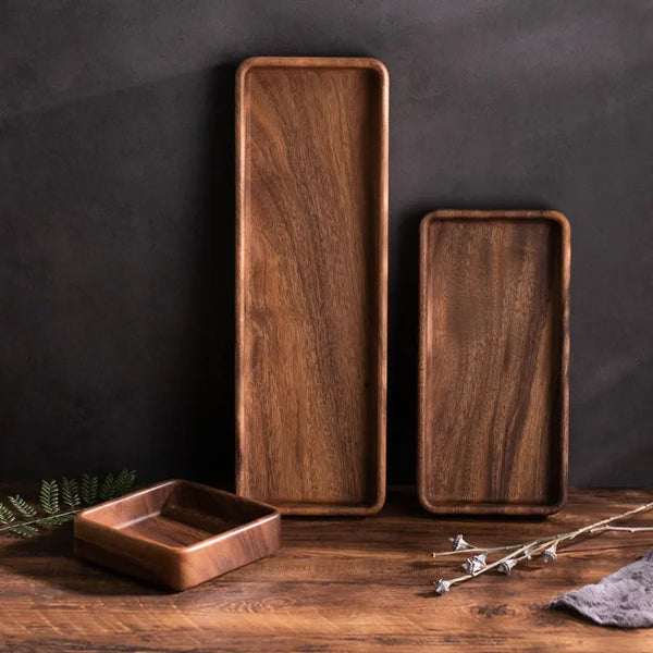 Black Walnut Wood Serving Tray