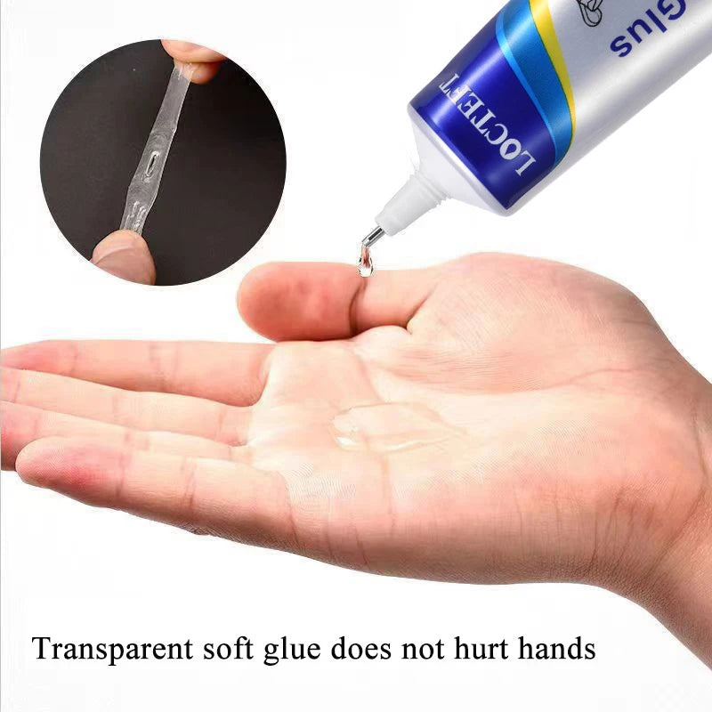 Transparent Shoe Repair Glue — Strong, Flexible & Waterproof Bond