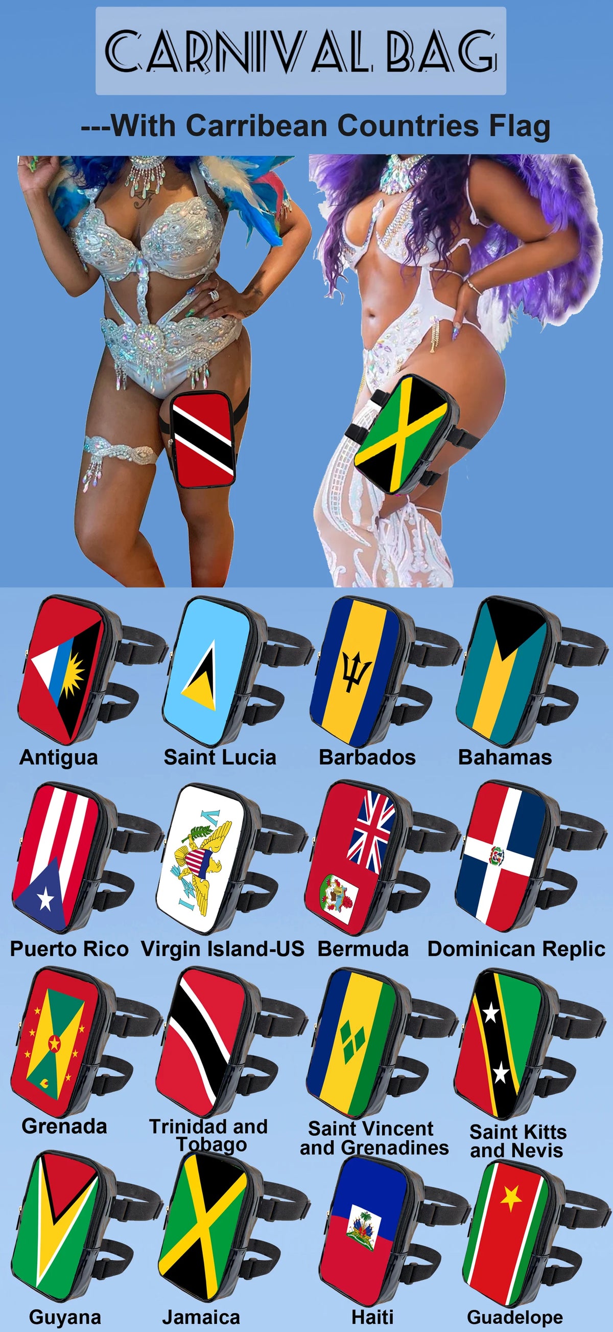 Festival Leg Bag with Adjustable Straps