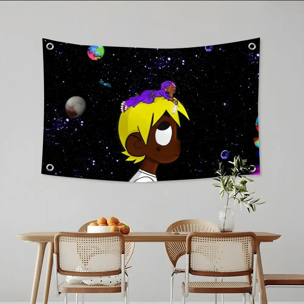 Lil Uzi Vert Inspired Custom Flag for Indoor and Outdoor Decor