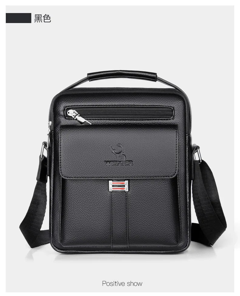 Vintage Waterproof Crossbody Messenger Bag for Men