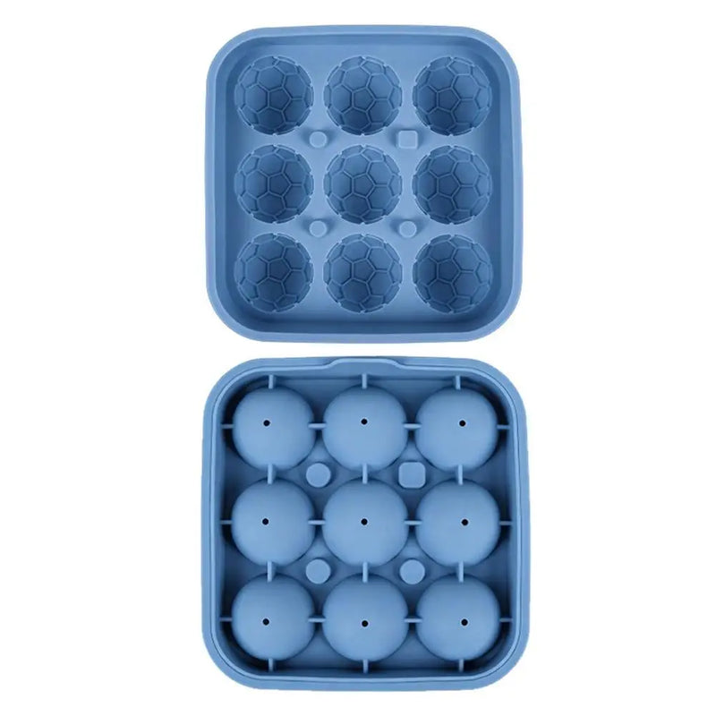 3D Soccer Ball Silicone Ice Cube Tray