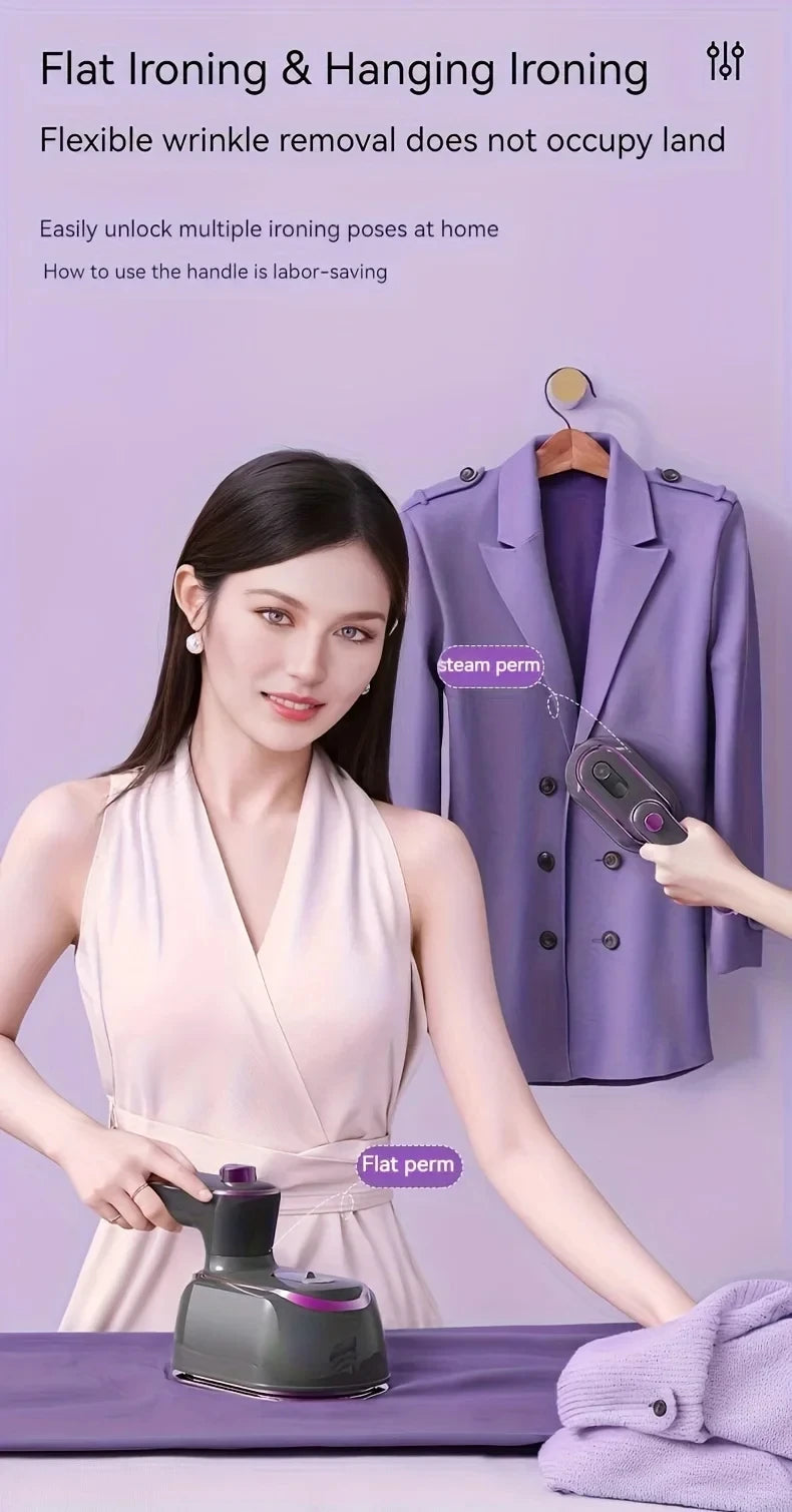 Portable Foldable Steam Iron for Travel & Home