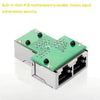 RJ45 Ethernet Coupler with Dual Female Ports