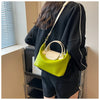 Vintage PU Leather Crossbody Bucket Bag