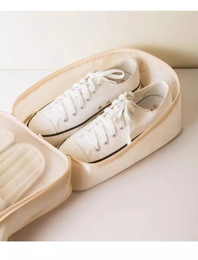 Waterproof Travel Shoe Storage Bag with Mesh Window