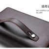 Men's Leather Clutch Wallet with Phone Pocket