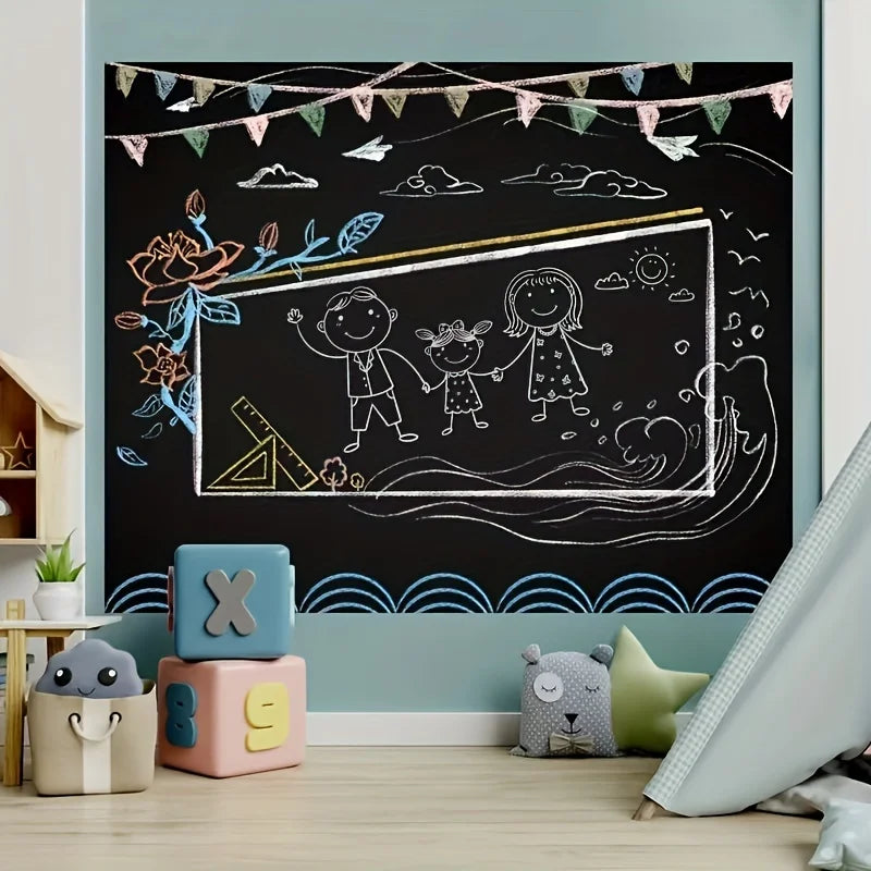 Self-Adhesive Blackboard Wall Decal