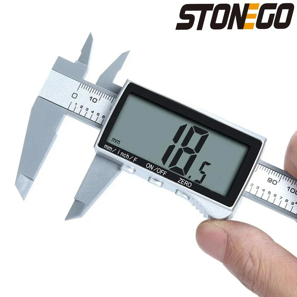 Digital Vernier Caliper 6-Inch with Large LCD Display