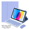 Bluetooth Keyboard Case for iPad with Detachable Keyboard & Pencil Holder