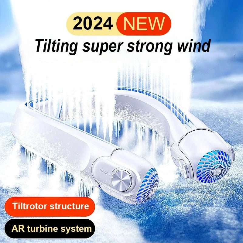 Bladeless Neck Fan with 3 Speed Settings