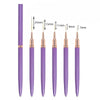 Kit de pinceaux professionnel pour l'art du nail art (5-en-1)
