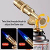 Portable Gas Torch with Adjustable Flame