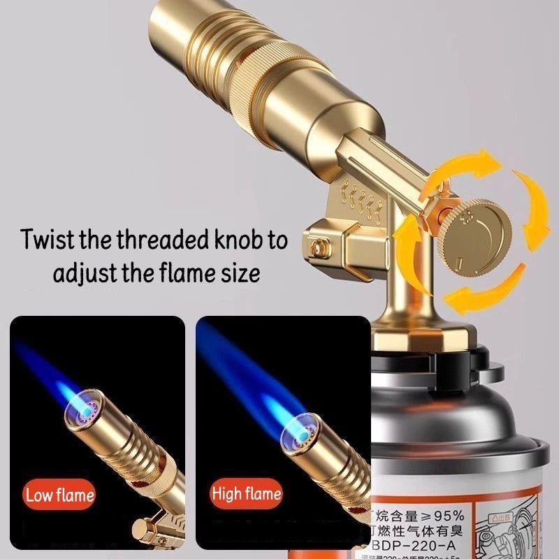 Portable Gas Torch with Adjustable Flame