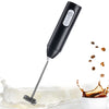Wireless USB-C Milk Frother & Handheld Blender – Stainless Steel
