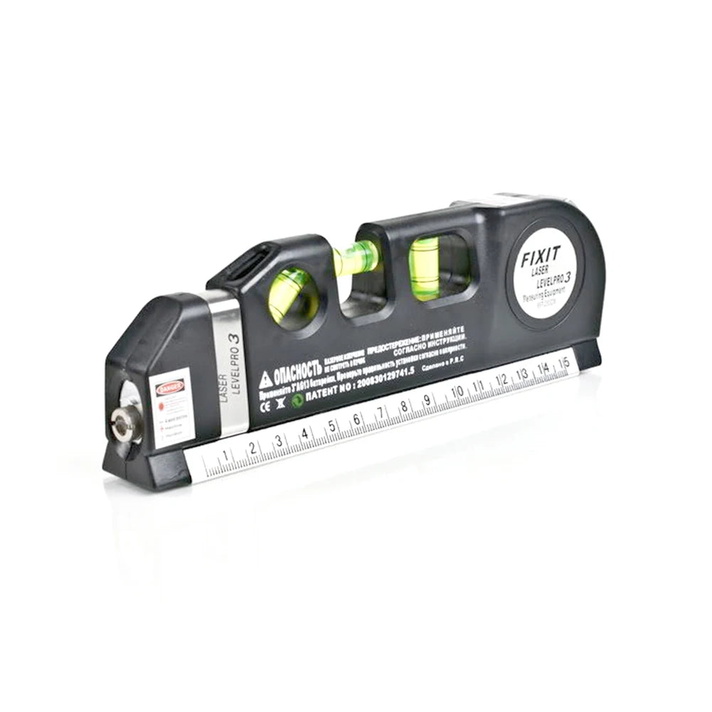 Multipurpose Laser Level with Measuring Tape & Rulers