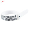 Universal Ring Sizer Gauge – Adjustable Plastic Finger Measuring Tool