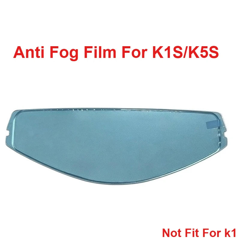 Anti Fog Film for K1S/K5S motorcycle helmet visor lens shield