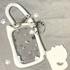 Cat Silicone ID Card Holder with Keychain
