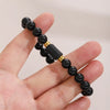 Pulsera de Turmalina Negra en Bruto