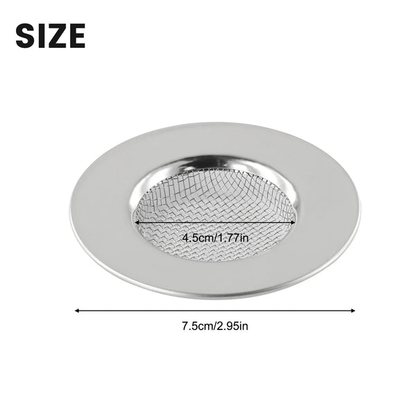 Stainless Steel Drain Hair Catcher & Strainer