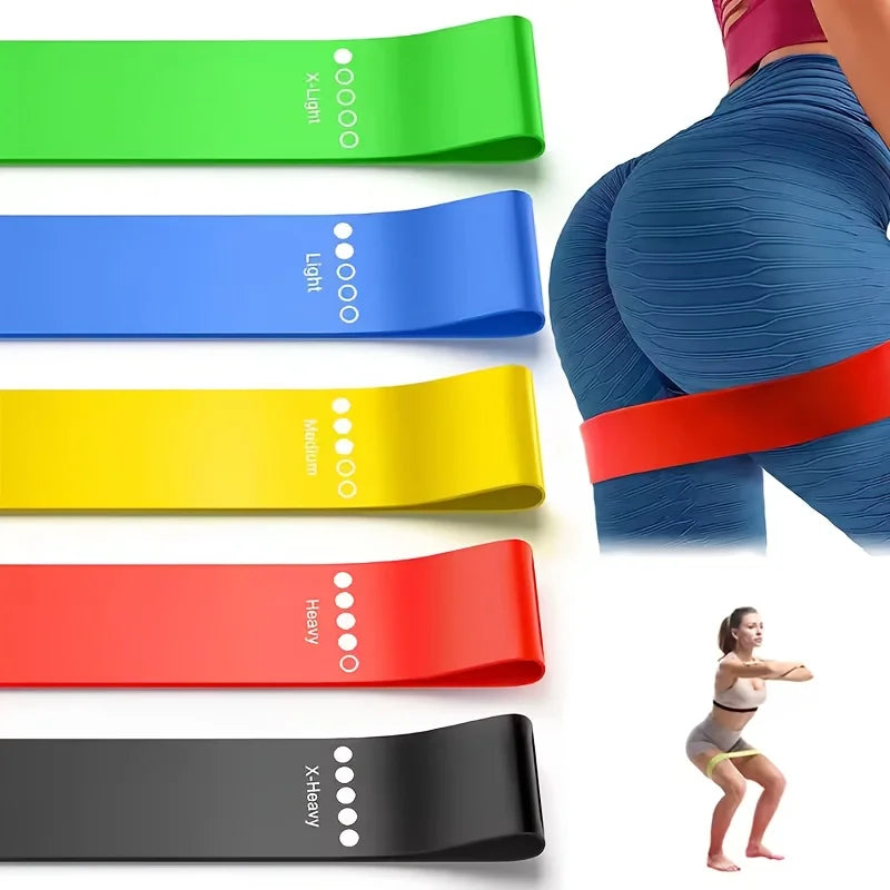5-Level Resistance Band Set for Strength & Flexibility Training