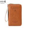 RFID Blocking Travel Wallet with Wrist Strap