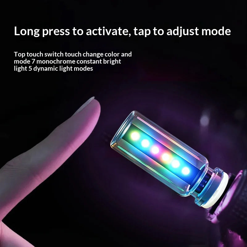 Veilleuse LED RGB à commande tactile