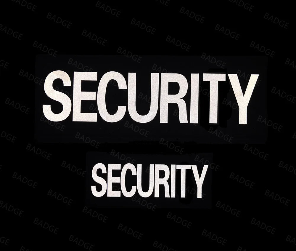 Reflective IR Security Patch with Hook & Loop Backing