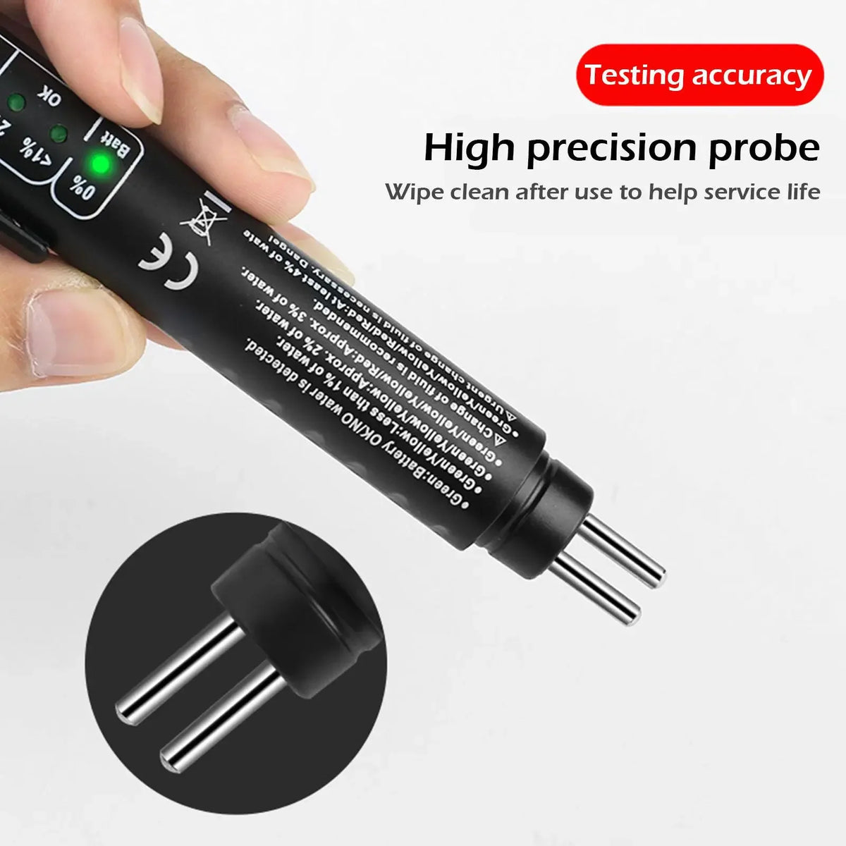 Brake Fluid Tester with LED Indicator