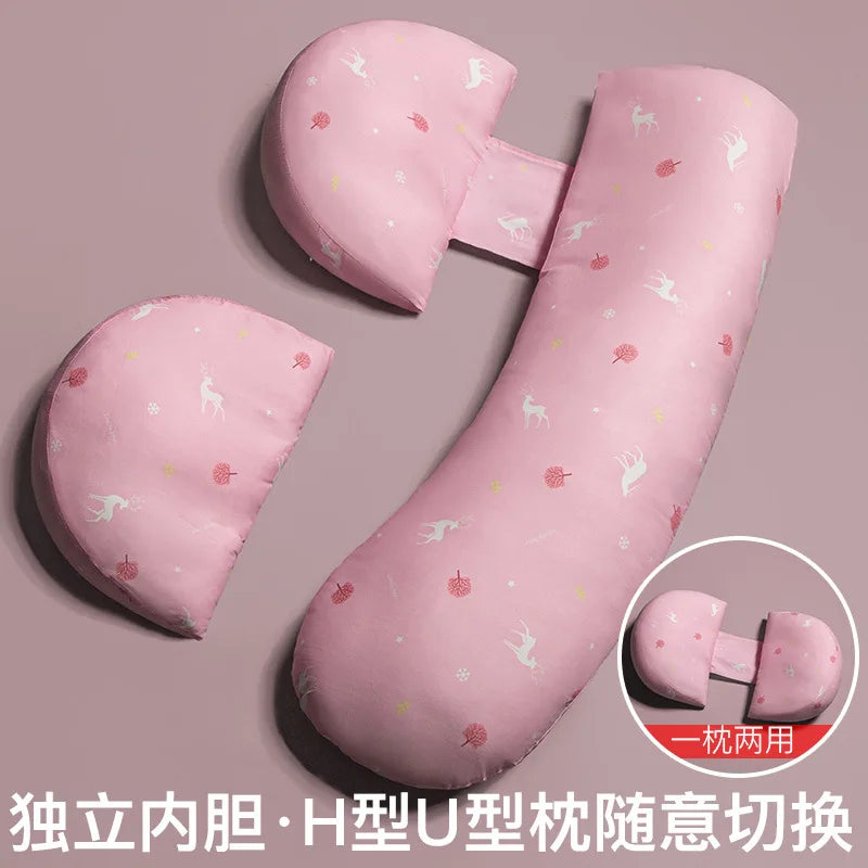 U-Shaped Maternity Pillow for Sleeping and Nursing Support