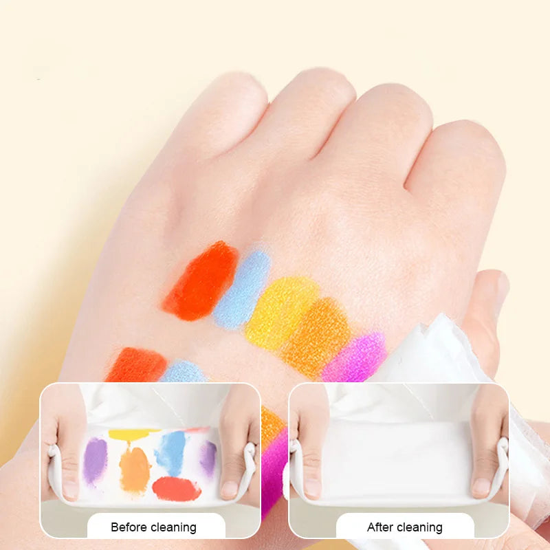 Kids Finger Paint Art Set with Stencils
