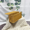Handwoven Rattan Cable Management Box with Lid