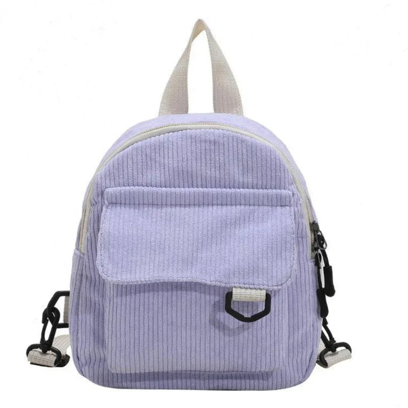 Mini Corduroy Backpack
