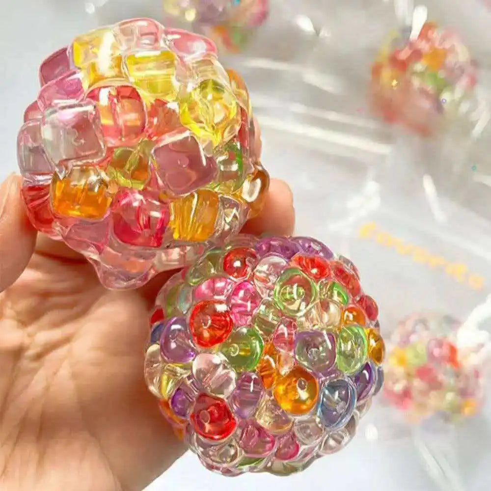 Sensory Fidget Cubes with Squishy Beads – Stress Relief for Kids and Adults