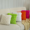 Luxury Faux Fur Throw Pillow Covers (Set of 2)