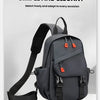 Men's Multi-Pocket Outdoor Chest Bag for Cycling and Hiking