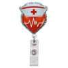 Glitter Acrylic Retractable ID Badge Reel