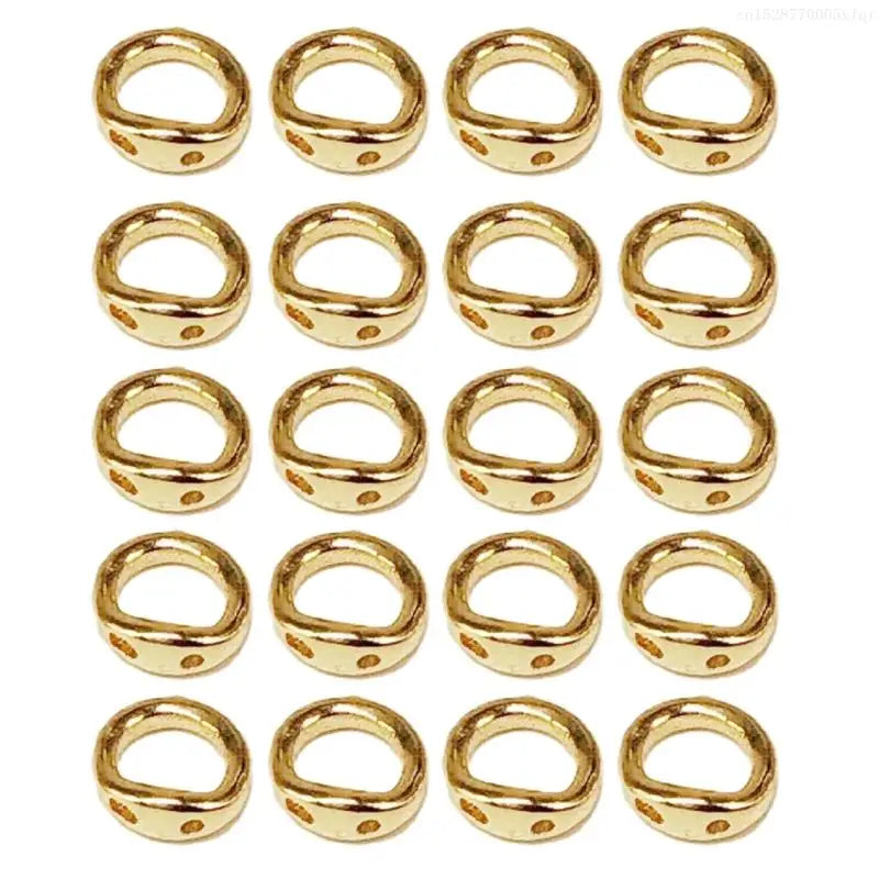 Double Hole Connector Rings for Jewelry Making