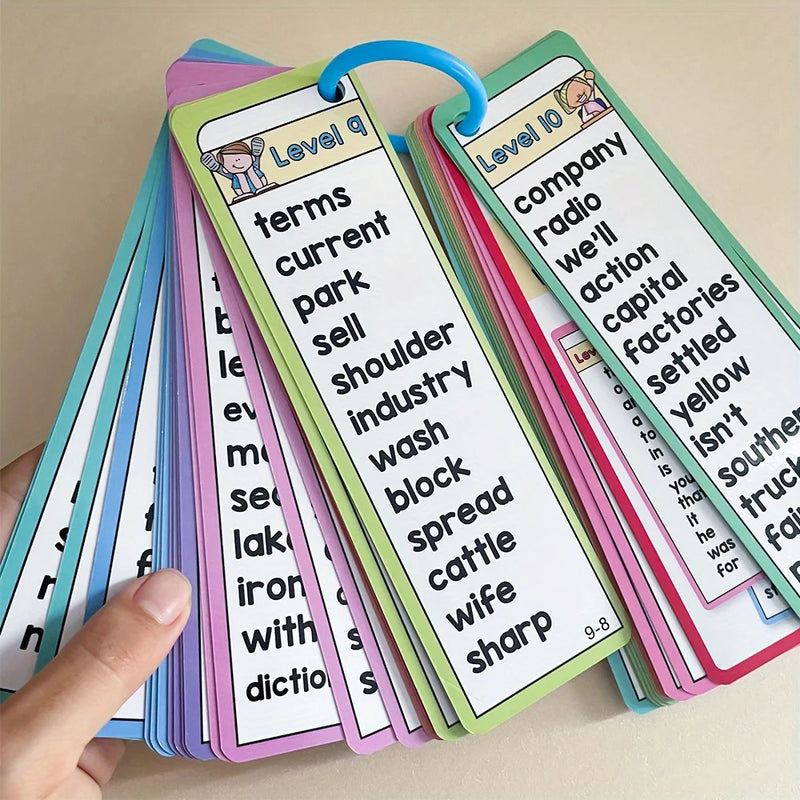 Tarjetas de Palabras Esenciales para Lectores Principiantes